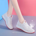 2021 NUEVA MODA Fashion de alta calidad Moda de malla Mesh Mujeres zapatillas de deporte transpirable zapatos de calzado femenino deportes